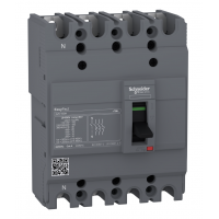 EZC100H4025 - Автоматический выключатель EasyPact EZC100H, 4P In-25 А, 30кА, Schneider Electric