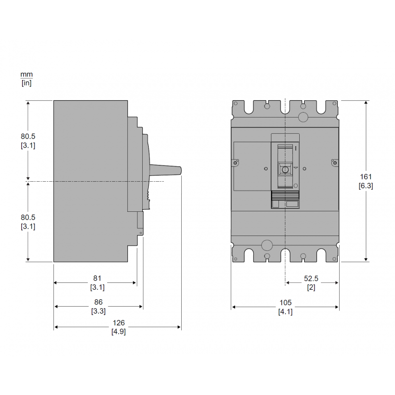 LV516440 - Автоматичний вимикач EasyPact CVS160F MA150, 3P In-150 А, 36кА, Магнитный, Schneider Electric