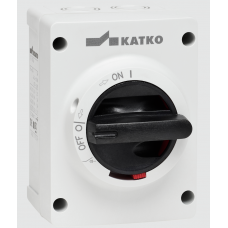 Выключатель безопасности в корпусе KEM (I-0), 3P Ith-40 A, IP66, Серый/Черный, KATKO (KEM 340U E/G)