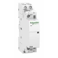 Контактор модульный Acti9 iCT, In-25 A (AC-7A), Uc-220В AC, 2NO, Schneider Electric (A9C20532)