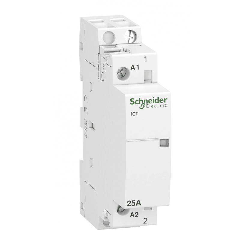 A9C20731 - Контактор модульный Acti9 iCT, In-25 A (AC-7A), Uc-230-240В AC, 1NO, Schneider Electric