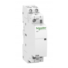 A9C22722 - Контактор модульный Acti9 iCT, In-20 A (AC-7A), Uc-230-240В AC, 2NO, Schneider Electric