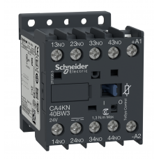 CA4KN40BW3 - Реле управления TeSys K, Ith-10 A (AC-15/DC-13), Uc-24 В DC, 4NO, встроенный супрессор, Schneider Electric