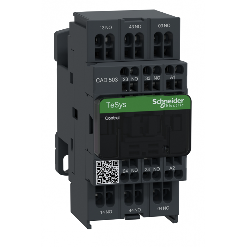 CAD503FE7 - Реле управления TeSys D, Ith-10 A (AC-15/DC-13), Uc-115 В AC, 5NO, пружин., Schneider Electric