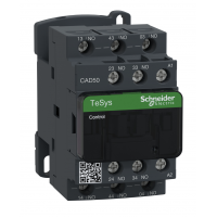 CAD50MD - Реле управления TeSys D, Ith-10 A (AC-15/DC-13), Uc-220 В DC, 5NO, Schneider Electric