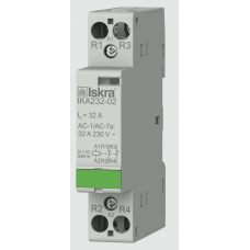 030046848000 - Контактор модульный IKA232-02, In-32 A (AC-7A), Uc-24 В AC, 2NC, Iskra