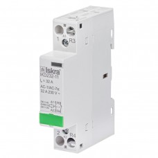030046866000 - Контактор модульный IKD232-11, In-32 A (AC-7A), Uc-230 В AC/DC, 1NO+1NC, Iskra