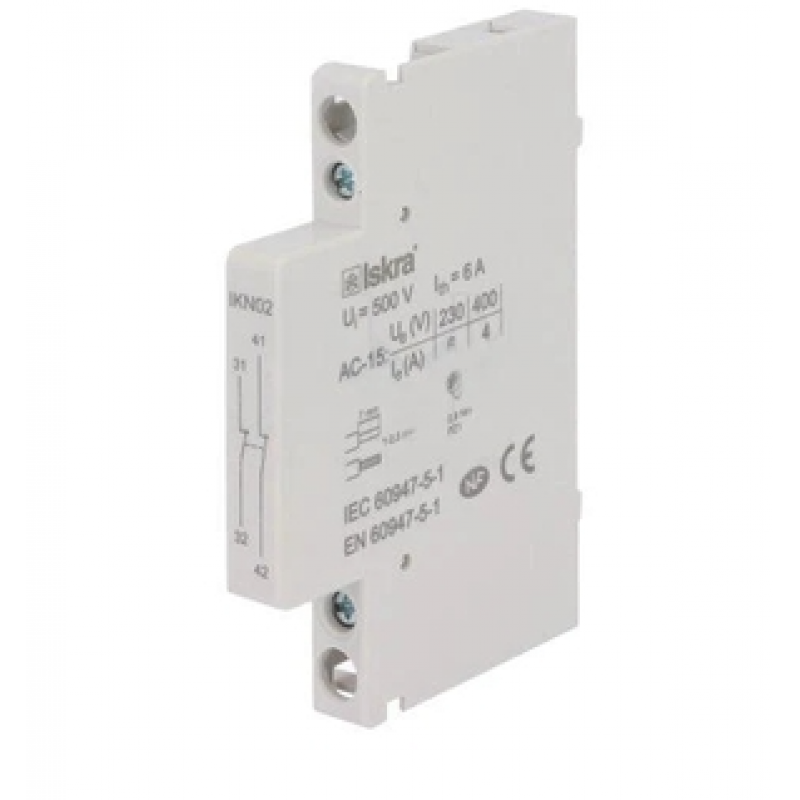 038046004000 - Дополнительный контакт IKN11, 1NO+1NC, Iskra