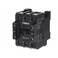 30051103000 - Контактор KNL75-11 M7, In-70 A, 37 кВт, Uc-220...240 В AC, 1NO+1NC, Iskra