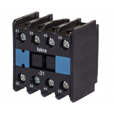 38422779000 - Дополнительный контакт NDL2-22, фронтальный, 2NO+2NC, для контакторов KNL9-18, Iskra
