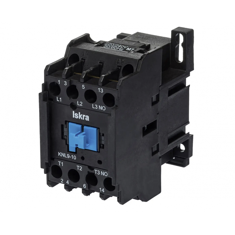 30050474000 - Контактор KNL9-10 M7, In-9 A, 4 кВт, Uc-220...240 В AC, 1NO, Iskra