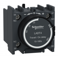 LADT4 - Дополнительный контакт Tesys D с задержкой времени срабатывания 10-180 секунд, Schneider Electric