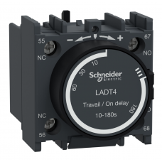 LADT4 - Дополнительный контакт Tesys D с задержкой времени срабатывания 10-180 секунд, Schneider Electric