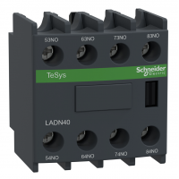 LADN40 - Дополнительный контакт Tesys D, 4NO, Schneider Electric