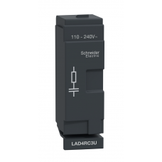 LAD4RC3U - RC-фильтр помех для контакторов LC1‑D40А… D65А, (DT60A… DT80A – 4P), U=110-240 В AC, Schneider Electric