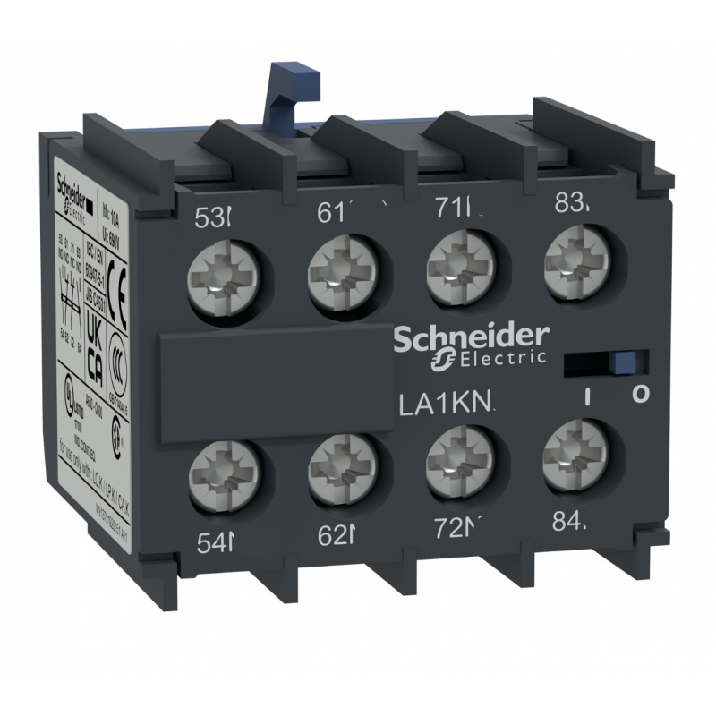 LA1KN40 - Дополнительный контакт Tesys K, 4NO, Schneider Electric