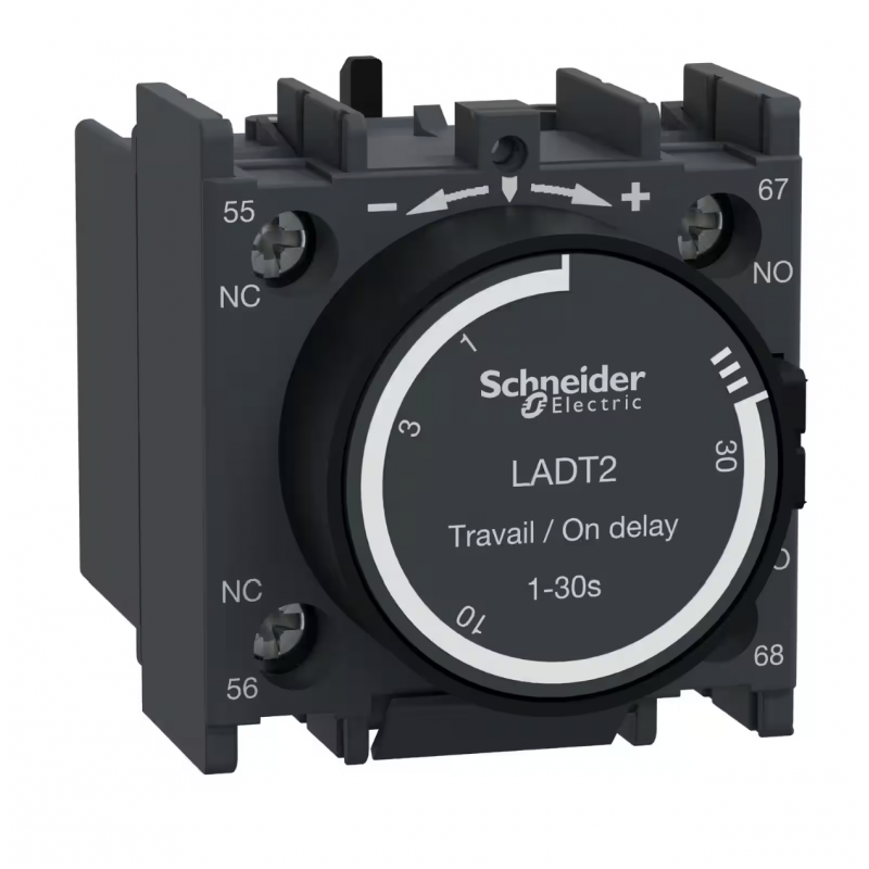 LADT2 - Дополнительный контакт Tesys D с задержкой времени срабатывания 0.1-30 секунд, Schneider Electric