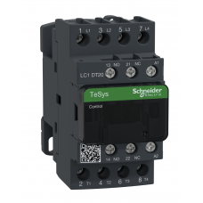 LC1DT20MD - Контактор TeSys D, 4P, In-20 A (AC-1), Uc-220 В DC, 1NO+1NC, Schneider Electric