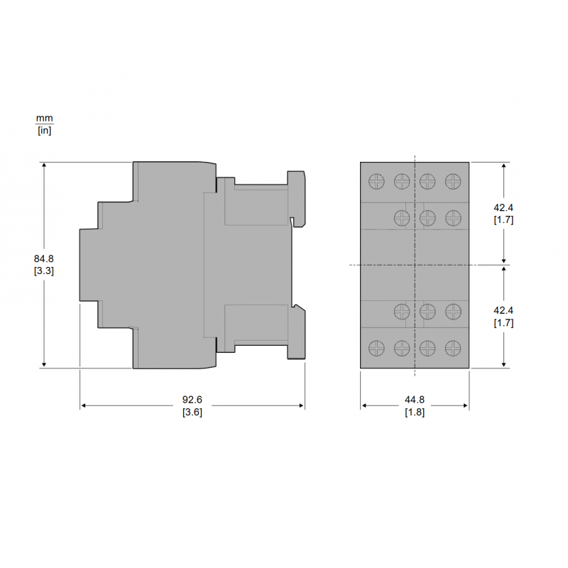 LC1DT253E7 - Контактор TeSys D, 4P, In-25 A (AC-1), Uc-48 В AC, 1NO+1NC, пружин., Schneider Electric
