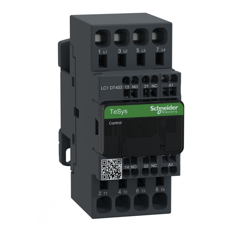 LC1DT253E7 - Контактор TeSys D, 4P, In-25 A (AC-1), Uc-48 В AC, 1NO+1NC, пружин., Schneider Electric