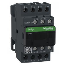 LC1DT25JD - Контактор TeSys D, 4P, In-25 A (AC-1), Uc-12 В DC, 1NO+1NC, Schneider Electric