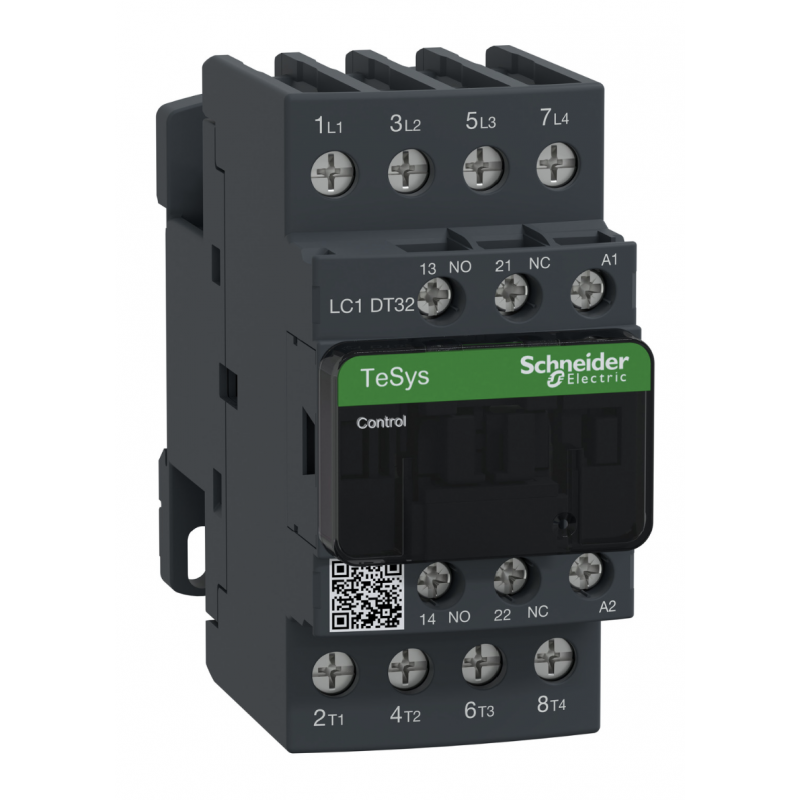 LC1DT32ED - Контактор TeSys D, 4P, In-32 A (AC-1), Uc-48 В DC, 1NO+1NC, Schneider Electric