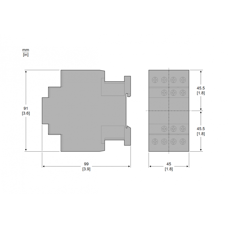 LC1DT403BL - Контактор TeSys D, 4P, In-40 A (AC-1), Uc-24 В DC, 1NO+1NC, встроенный супрессор, пружин., Schneider Electric