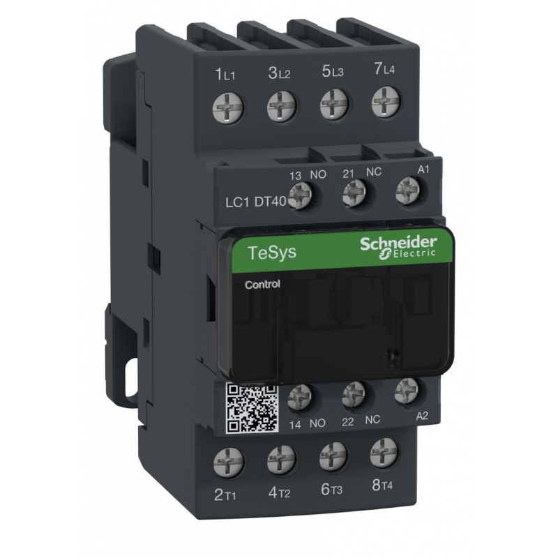 LC1DT40MD - Контактор TeSys D, 4P, In-40 A (AC-1), Uc-220 В DC, 1NO+1NC, Schneider Electric