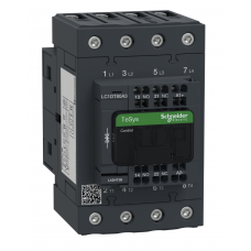 LC1DT80A3BD - Контактор TeSys D, 4P, In-80 A (AC-1), Uc-24 В DC, 1NO+1NC, Schneider Electric