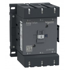 LC1E120M5 - Контактор Tesys E, In-120 A, 55 кВт, Uc-220 В AC, 1NO+1NC, Schneider Electric