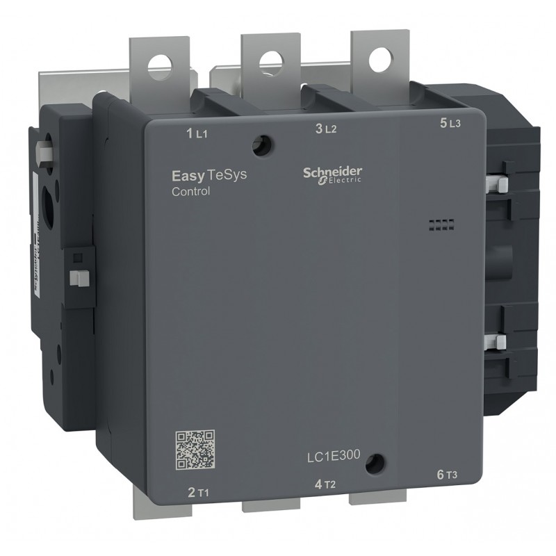 LC1E300M5 - Контактор Tesys E, In-300 A, 160 кВт, Uc-220 В AC, Schneider Electric