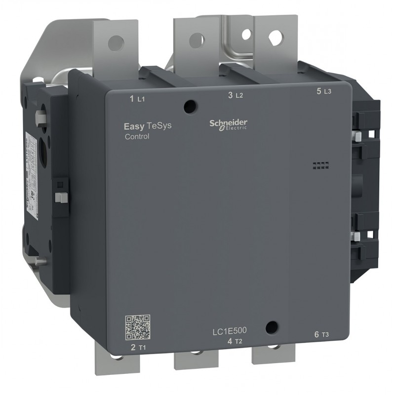 LC1E500M7 - Контактор Tesys E, In-500 A, 250 кВт, Uc-220 В AC, Schneider Electric