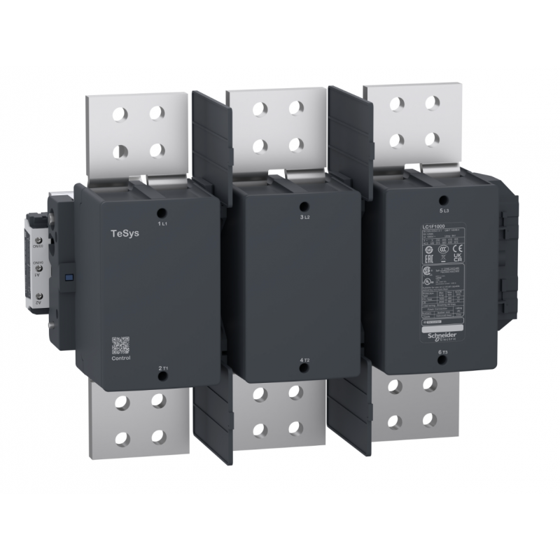 LC1F1000P7 - Контактор Tesys F, In-1000A,  500 кВт, Uc-230 В AC, Schneider Electric