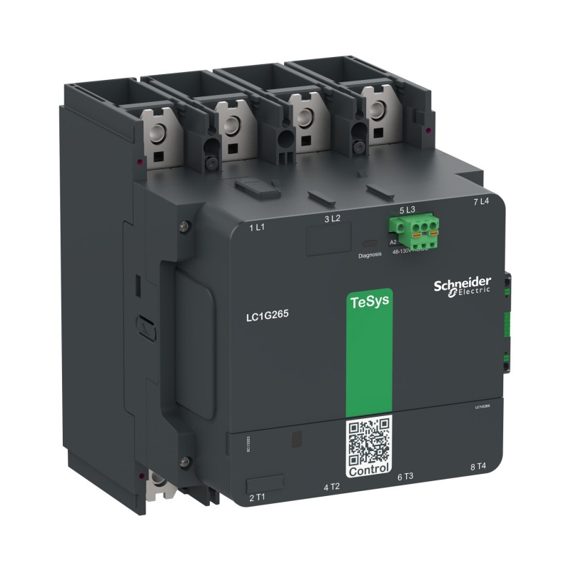 LC1G3304EHEN - Контактор TeSys Giga Standard, 4P, In-330 A, Uc-48...130 В AC/DC, Schneider Electric