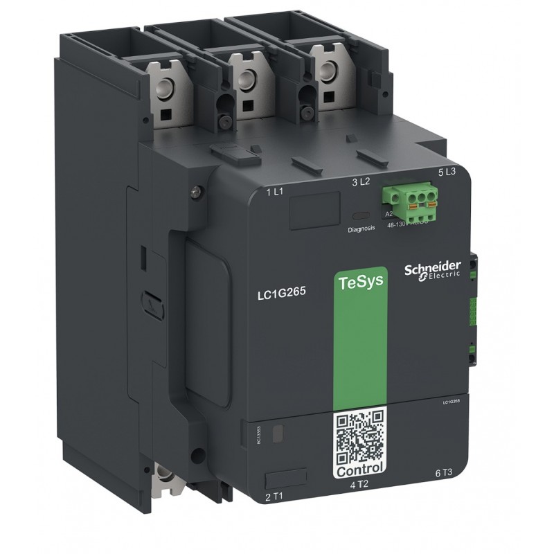 LC1G500KUEN - Контактор TeSys Giga Standard, 3P, In-500 A, Uc-100...250 В AC/DC, Schneider Electric