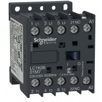 LC1K1201B7 - Контактор Tesys K, In-12 A, 5,5 кВт, Uc-24 В AC, 1NC, Schneider Electric
