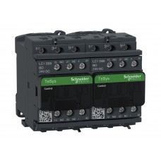 LC2D09BD - Реверсивный контактор Tesys D, In-9 A, 4 кВт, Uc-24 В DC, 1NO+1NC, Schneider Electric
