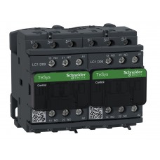 LC2D09M7 - Реверсивный контактор Tesys D, In-9 A, 4 кВт, Uc-220 В AC, 1NO+1NC, Schneider Electric