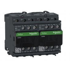 LC2D12BD - Реверсивный контактор Tesys D, In-12 A, 5,5 кВт, Uc-24 В DC, 1NO+1NC, Schneider Electric