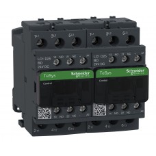 LC2D25BD - Реверсивный контактор Tesys D, In-25 A, 11 кВт, Uc-24 В DC, 1NO+1NC, Schneider Electric