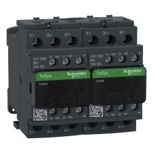 LC2D32BD - Реверсивный контактор Tesys D, In-32 A, 15 кВт, Uc-24 В DC, 1NO+1NC, Schneider Electric