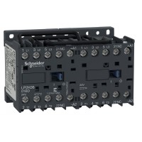 LP2K0601BD - Реверсивный контактор Tesys K, In-6 A, 2,2 кВт, Uc-24 В DC, 1NC, Schneider Electric