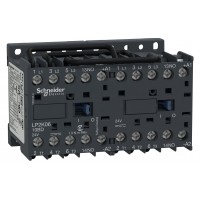 Реверсивный контактор Tesys K, In-6 A, 2,2 кВт, Uc-24 В DC, 1NO, Schneider Electric (LP2K0610BD)