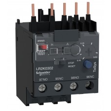 LR2K0302 - Тепловое реле Tesys K для контакторов LC1K, Ir-0.16-0.23 А, Schneider Electric