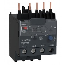 LR2K0310 - Тепловое реле Tesys K для контакторов LC1K, Ir-2.6-3.7 А, Schneider Electric
