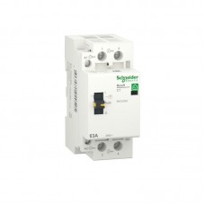 R9C20263 - Контактор модульный RESI9, 1P+N, In-63 A (AC-7A), Uc-230В AC, 2NO, ручное управление, Schneider Electric