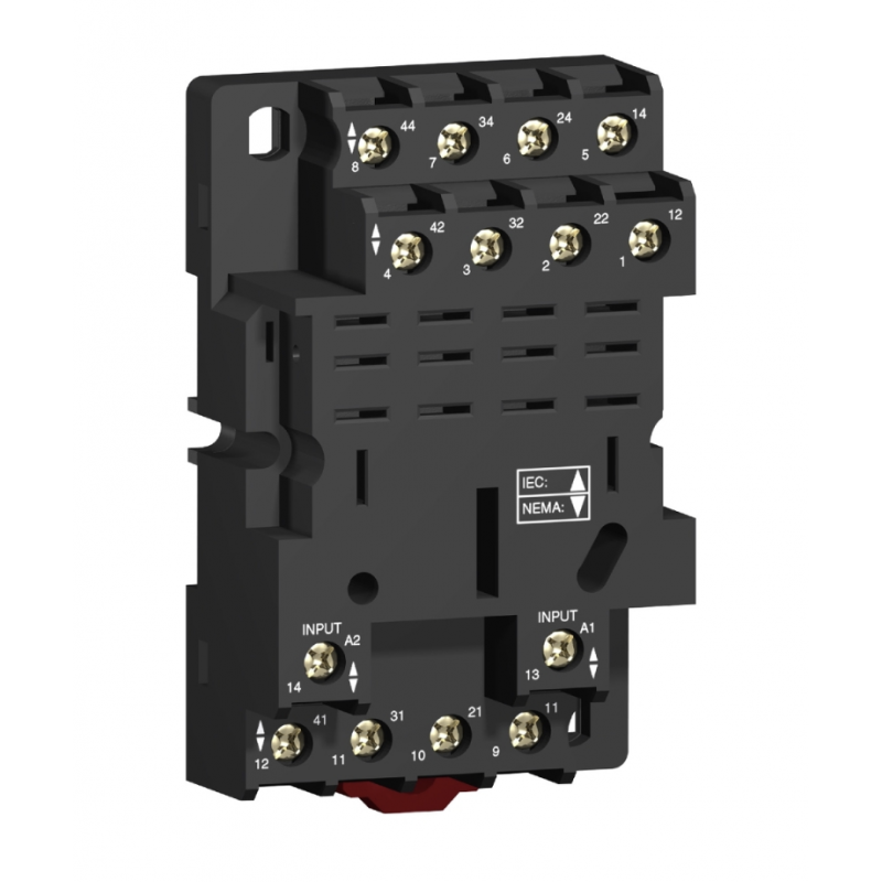 RPZF4 - Розетка для реле RPM, 4 C/O, Schneider Electric