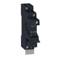 RSB1A120P7PV - Промежуточное реле RSB (в сборе с цоколем), Ie-12 A, Uc-230 В AC, 1 C/O, Schneider Electric