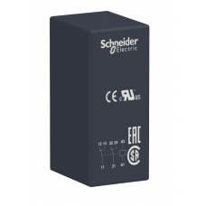 RSB2A080JD - Промежуточное реле RSB, Ie-8 A, Uc-12 В DC, 2 C/O, Schneider Electric