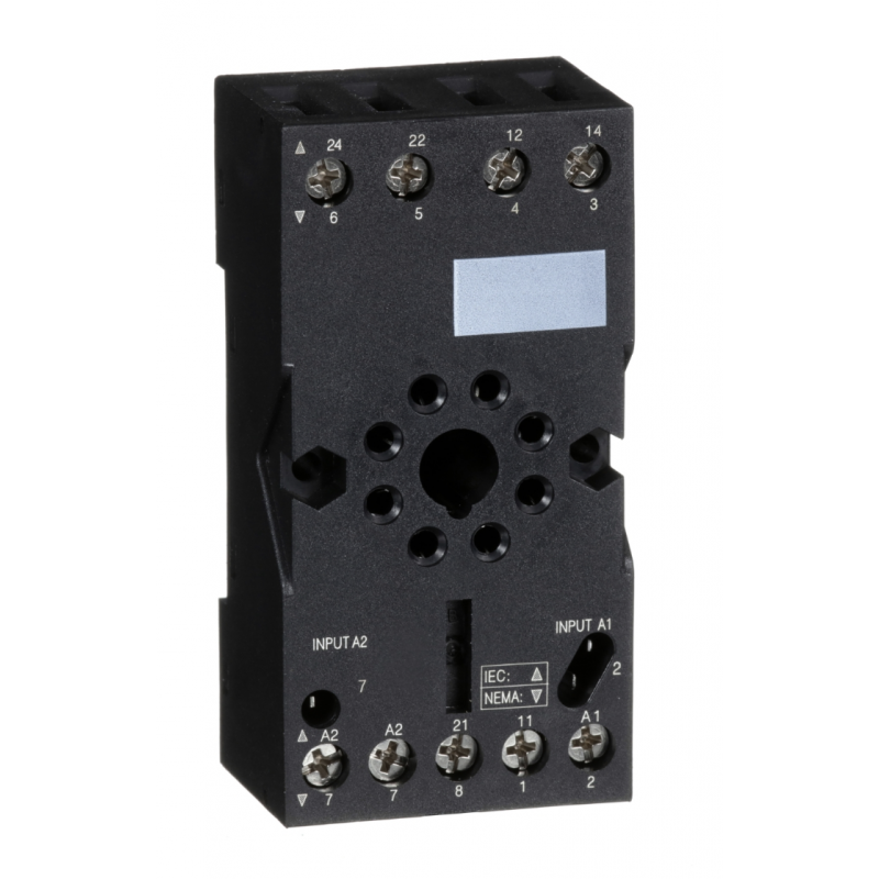 RUZC2M - Розетка с цилиндрическими контактами для реле RUMC2, Schneider Electric